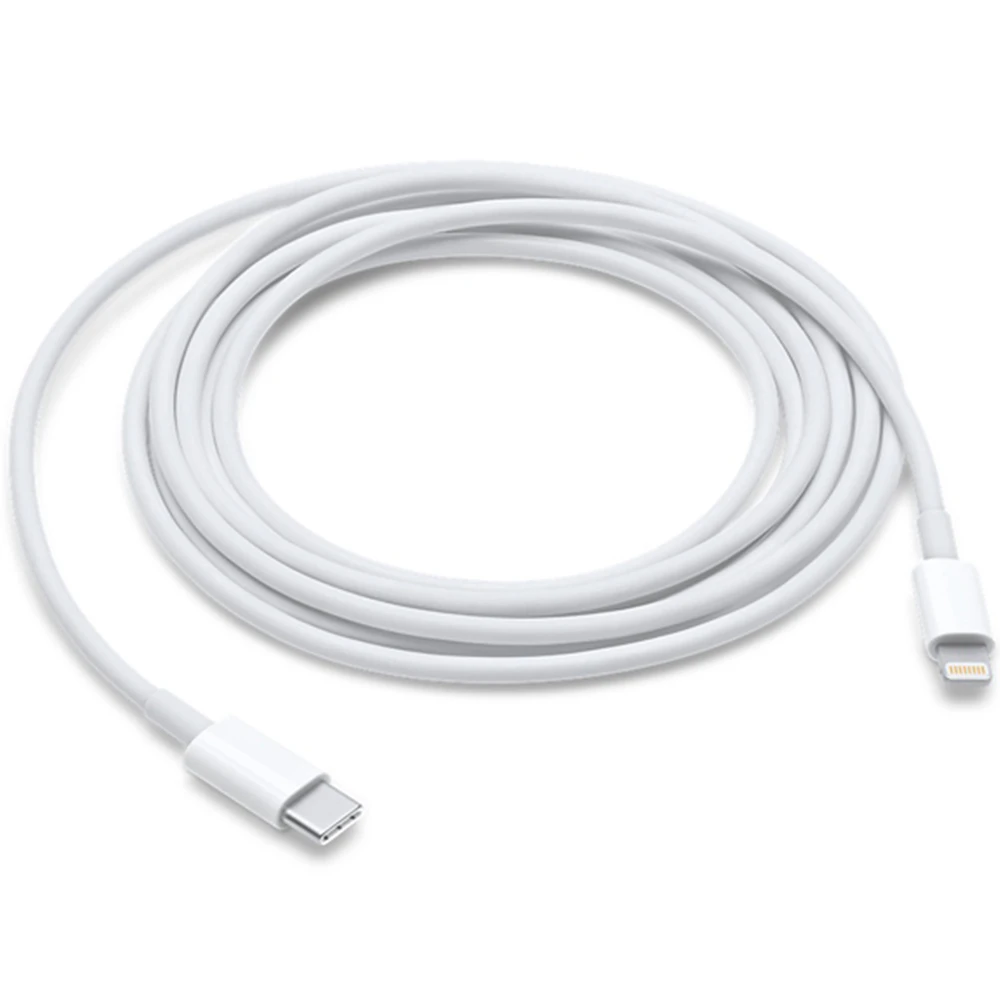 Кабель Type-C/Lightning Apple USB-C to Lightning 2 m (MKQ42ZM/A), 3А, 2,0 м, белый