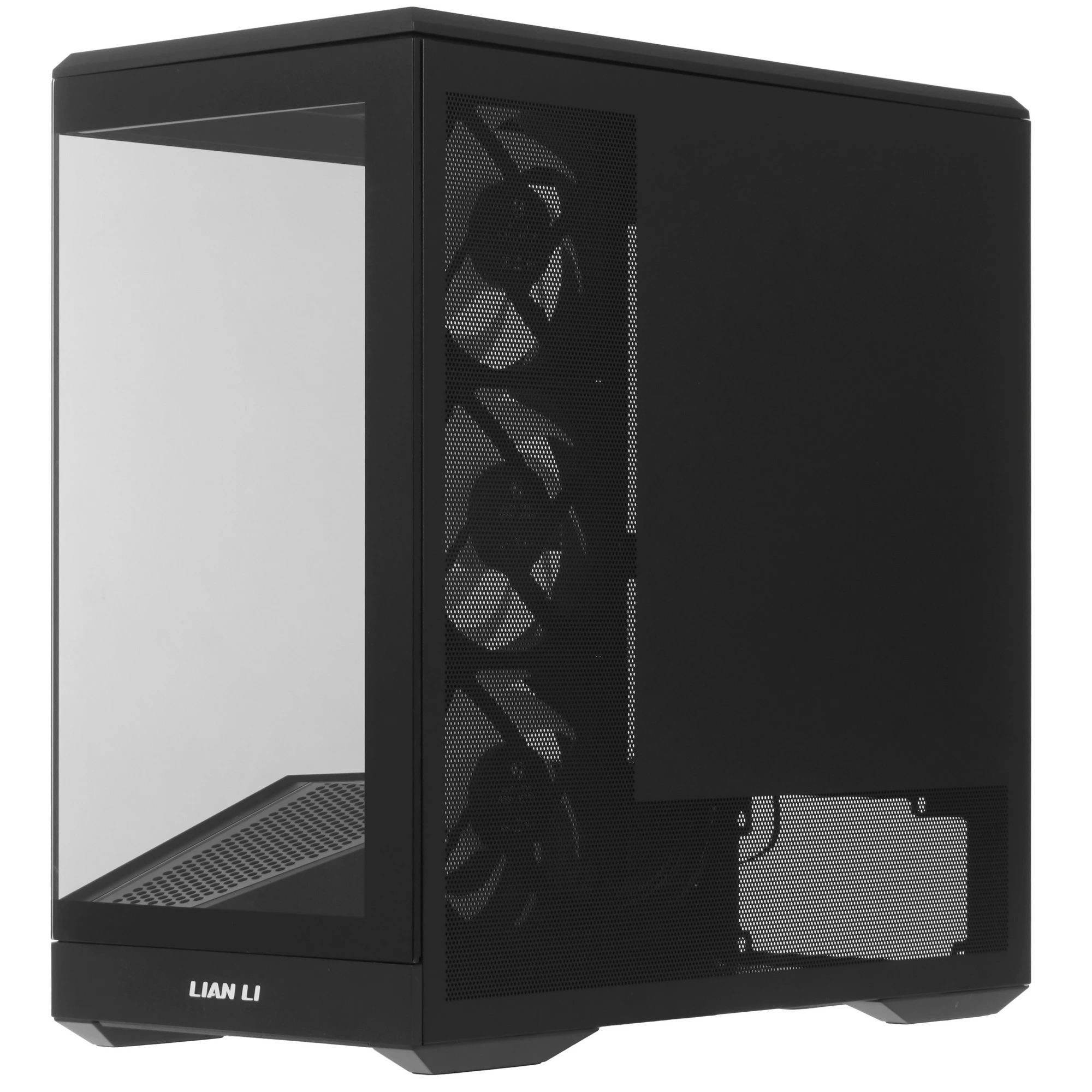 Корпус Lian-Li V100R Mini Black (G99.V100RMIX.R0); mATX; Mini-Tower; 4х120 мм; 2xUSB 3.0/1xUSB Type-C; 1xMic/Audio; черный