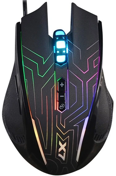 Мышь проводная A4Tech X87 Maze***; USB; 1000/1200/1600/2000/2400 dpi; 8 кнопок; колесо-кнопка; чёрны