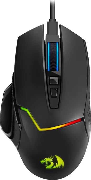 Мышь беспроводная Redragon MIRAGE PRO (71432***); 2.4 Ггц; USB; оптический; 8000 dpi; 8 кнопок; колесо прокрутки с подсветкой; Li-pol аккумулятор, 700