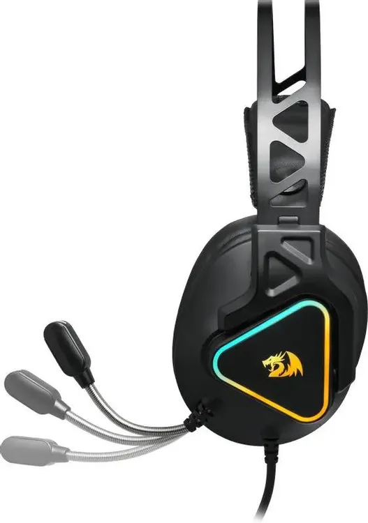 Гарнитура игровая Redragon CADMUS (70712***); оголовье (headband); 20 - 20 000 Гц; 32 Ом; 1,7 м; микрофон; регулятор громкости; USB; подсветка RGB; ви