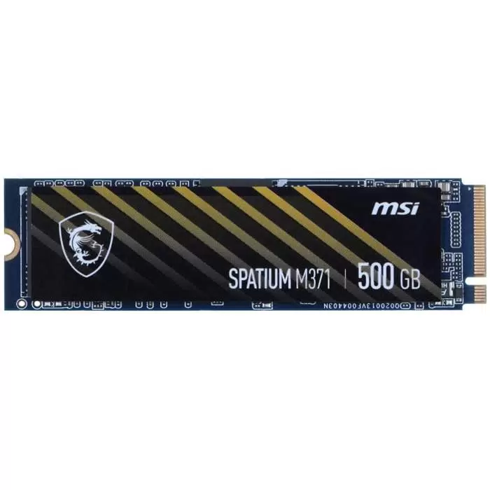 Накопитель SSD 500 ГБ MSI SPATIUM M371 (S78-440K160-P83); M.2 (2280); 2200Мб/с -  1150Mб/с; 3D TLC; PCI-E Gen3 x4; RET