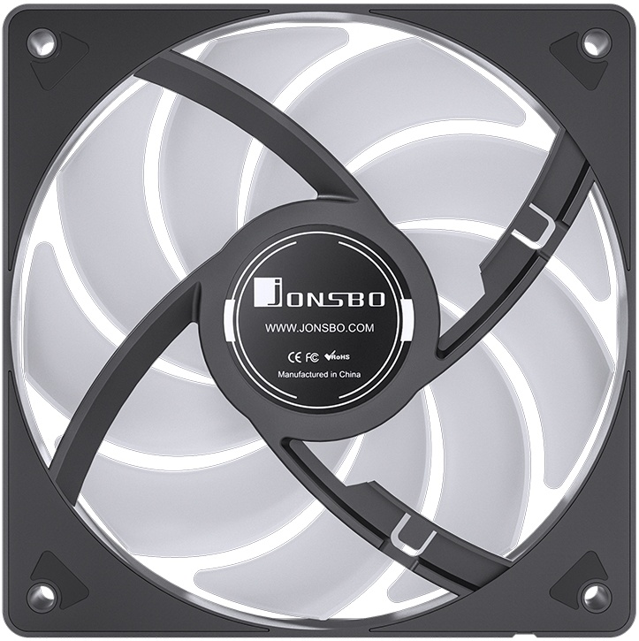 Вентилятор 120 мм JONSBO (SL-120C***); 3-pin; 1500 об/мин; 32 дБ; пластик; подсветка