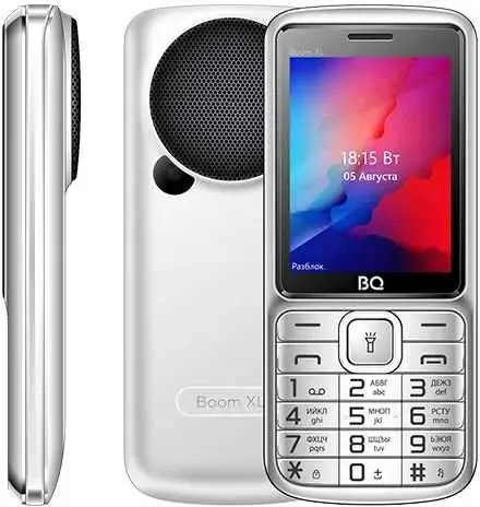 Мобильный телефон BQ Boom XL Silver (BQ-2810***); 2,8"; TFT; 32 МБ; 32 МБ; 0.3M; Dual Sim; моноблок;