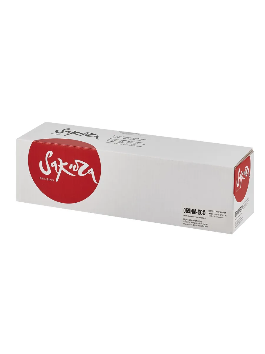 Картридж Sakura 069HM ECO (5097C002) (SA069HM-ECO) пурпурный; Canon i-SENSYS LBP673Cdw/MF750/MF752Cdw/MF754Cdw; 5500 стр