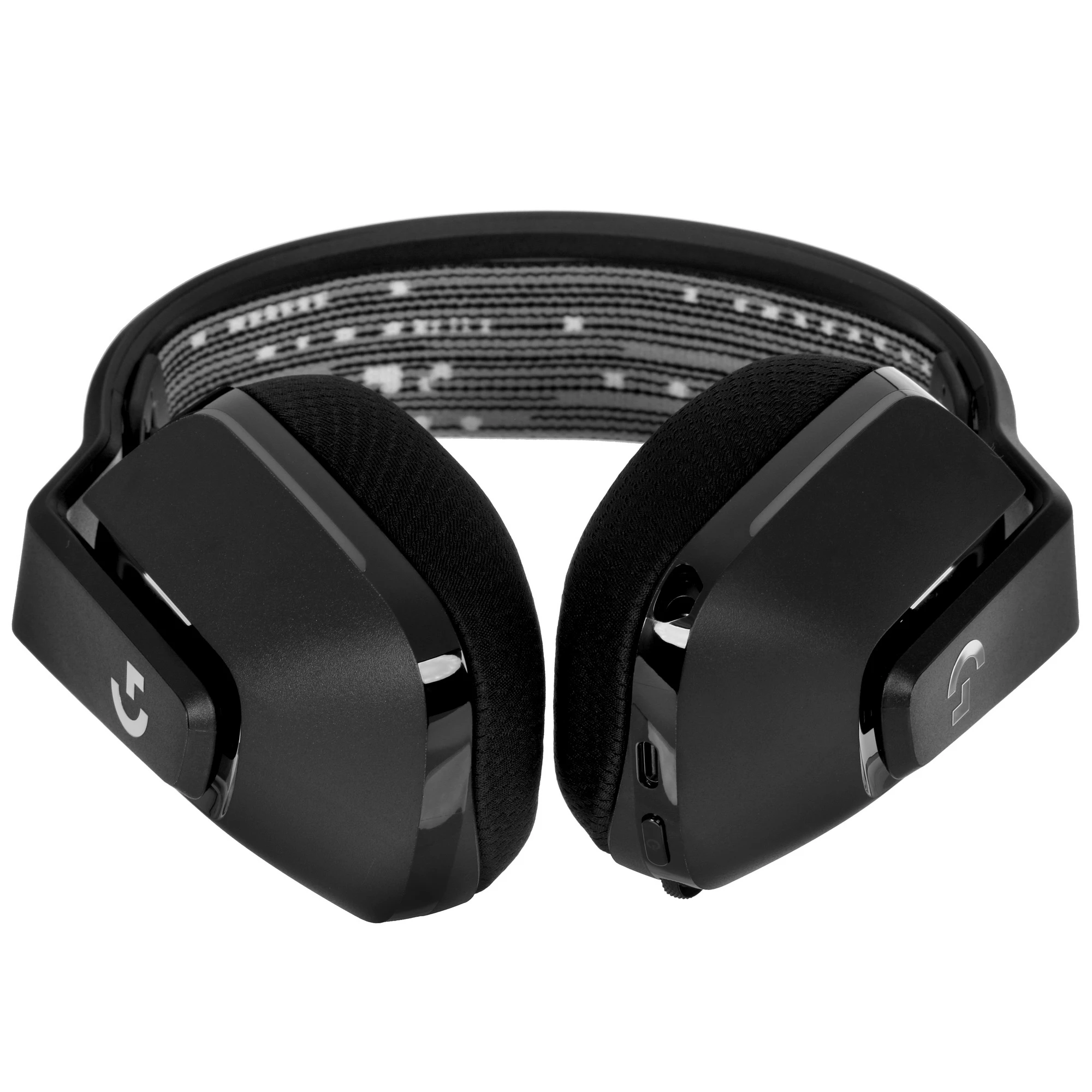 Гарнитура беспроводная Logitech G733 LIGHTSPEED Black (981-000866); игровая; 2.4 Ггц; оголовье; 20 - 20 000 Гц; 39 Ом; виртуальный звук 7,1; 29 ч; вст