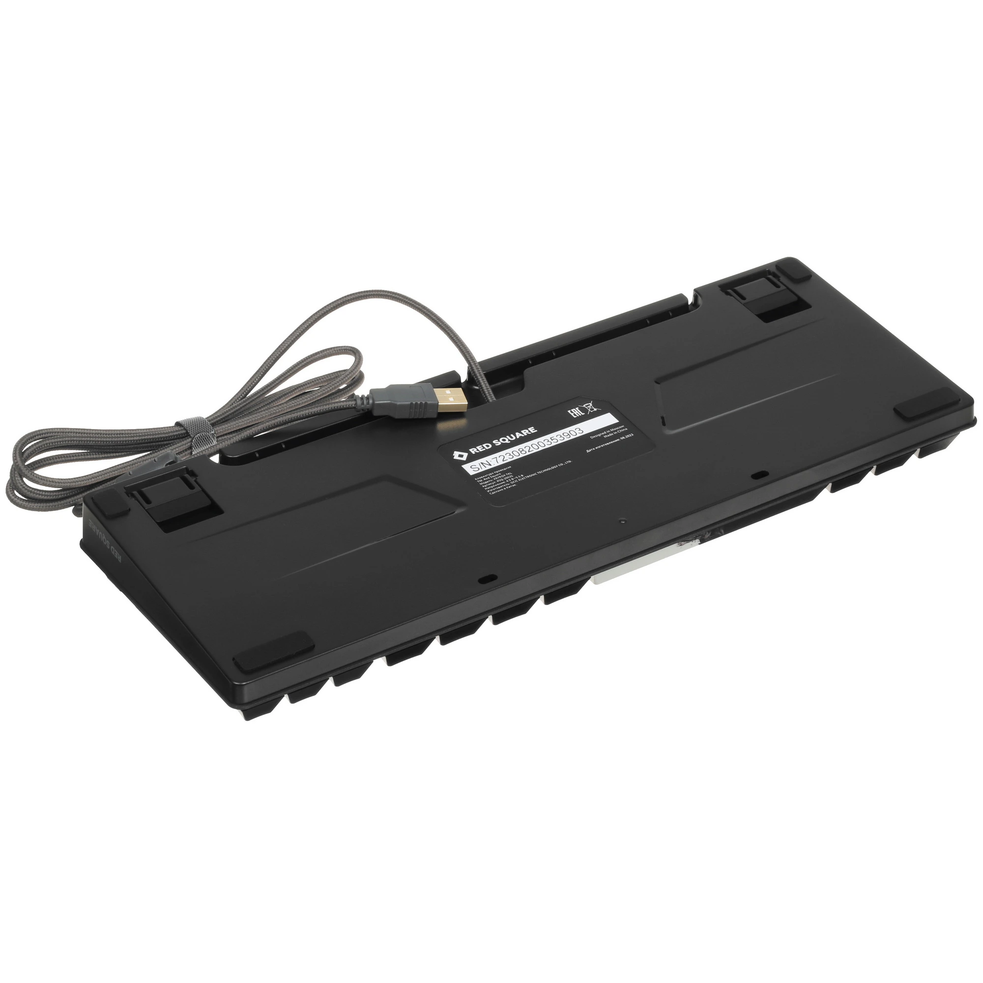 Клавиатура проводная Red Square Keyrox TKL Equinox Black ck (RSQ-20035); USB; механическая; 87 клавиш; Hot-swap; подсветка RGB; ENG\RUS; черный