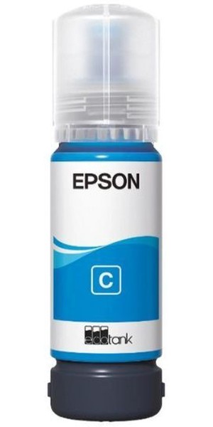 Контейнер Epson 108 Cyan (C13T09C24A); L8XXX/L18XXX; 70 мл; голубой (Cyan)