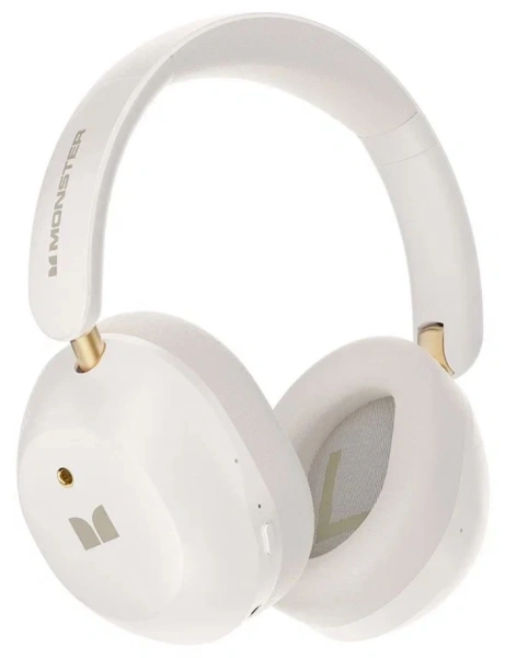Гарнитура беспроводная MONSTER Persona 6th ANC White (MH22267W), охватывающие, оголовье, 6.0, 500 мА/ч, 235 г, белый