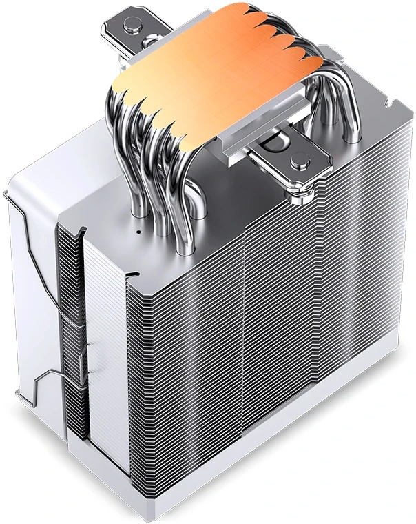 Кулер для процессора 120 мм JONSBO CR-1000 MAX ARGB White, 1x120 мм, 4 pin, ARGB , 600-1500 об/мин, белый, 230 Вт, 32 дБ, 6 трубок