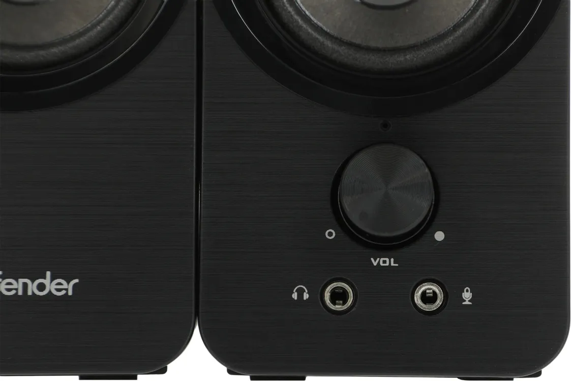 Акустическая система 2.0 Defender SPK-190 (65190***); 8 Вт; 40 - 20 000 Гц; пластик; регулятор на передней панели; USB; чёрный