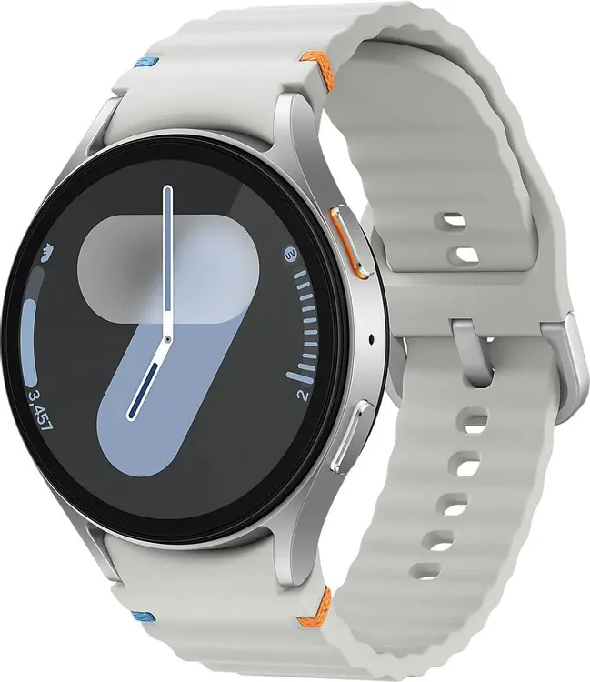 Умные часы Samsung Galaxy Watch 7 44mm Silver; (SM-L310NZSA); 1.5"; Super AMOLED; 480x480; BT5.3; IP68*; 425 мА/ч; серебристый