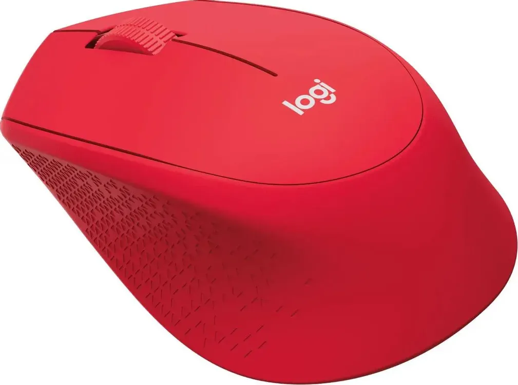 Мышь беспроводная Logitech M280 Red (910-004308); USB; оптический; 1000 dpi; 3 кнопки; колесо прокрутки; 1xAA; красный