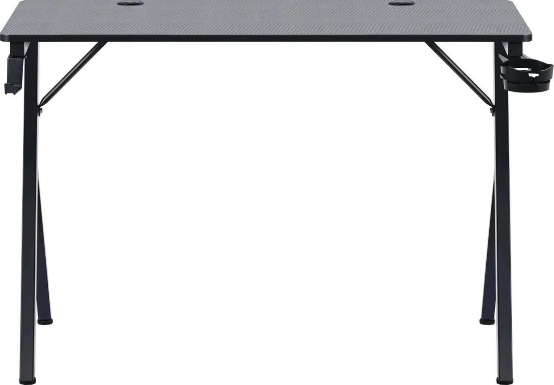Стол игровой Defender AroX (64076); 110х60х73 см; RGB; чёрный