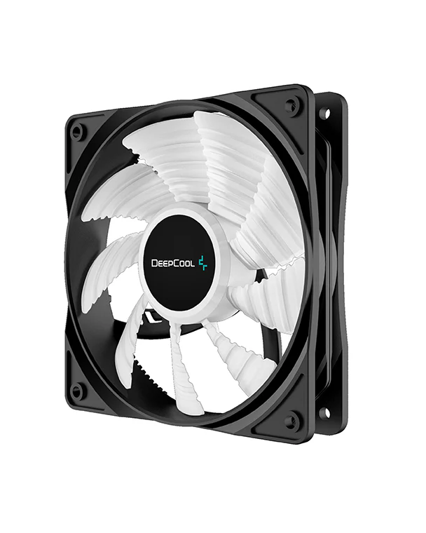 Вентилятор 120 мм Deepcool RF120B (DP-FLED-RF120-BL***); 3-pin + 4-pin; 1300 об/мин; 21,9 дБ; пластик; синяя подсв.; 150 г
