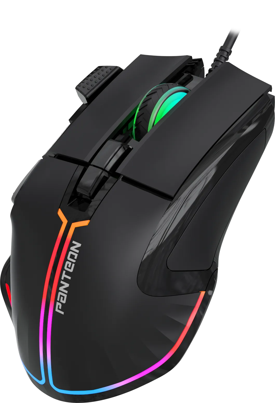 Мышь игровая Jet.A PANTEON MS89 Black (123)***; USB; оптический; 200 - 12800 dpi; 7 кнопок; колесо п