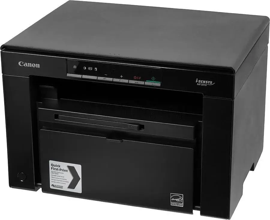 МФУ лазерное Canon i-SENSYS MF3010 (5252B004); A4; 1200 x 600 dpi; 18 ч/б ст/мин; USB, черный