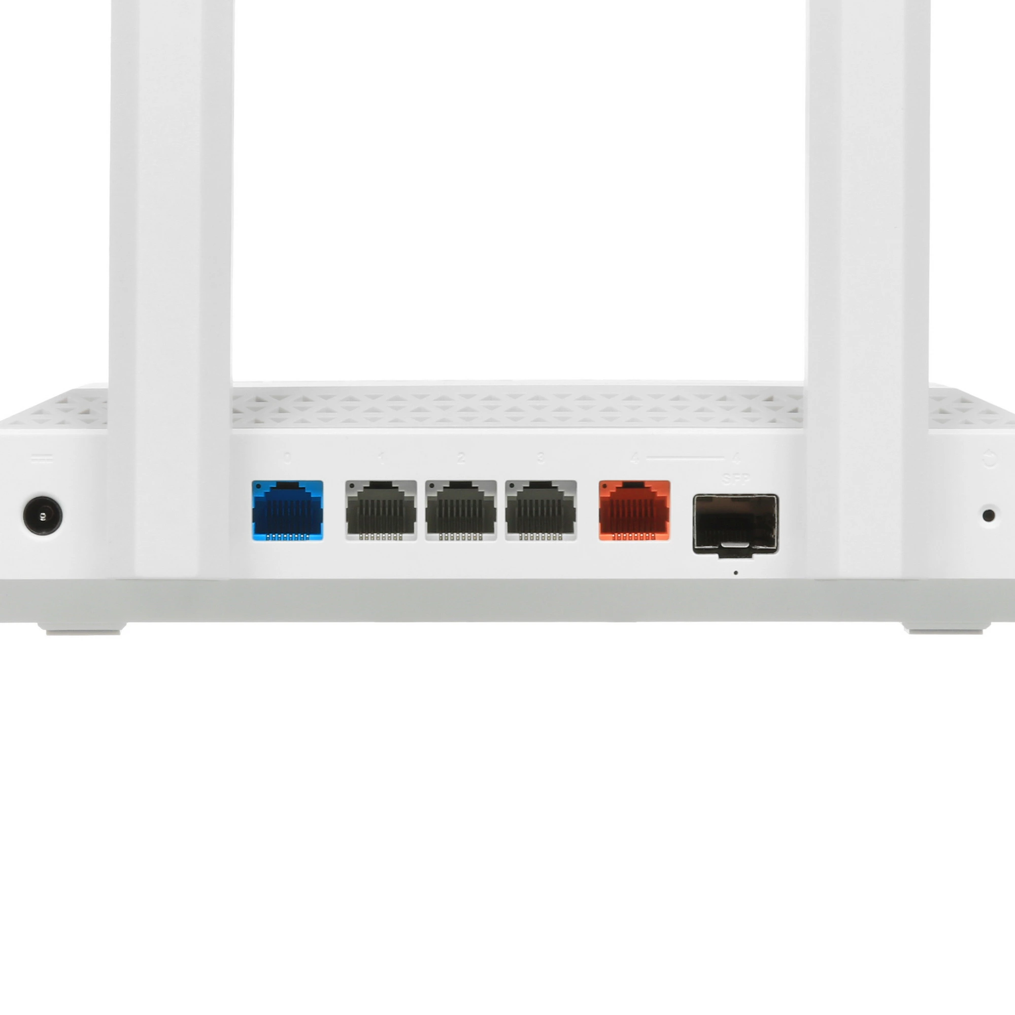 Роутер NETCRAZE Giga AX3000 (NC-1012); 574 Мбит/сек + 2402 Мбит/сек; 3xLAN 1 Гбит/с; 1xWAN/LAN 2.5 Гбит/с Combo RJ-45/SFP; 1xWAN/LAN 1 Гбит/с; 1xUSB 3