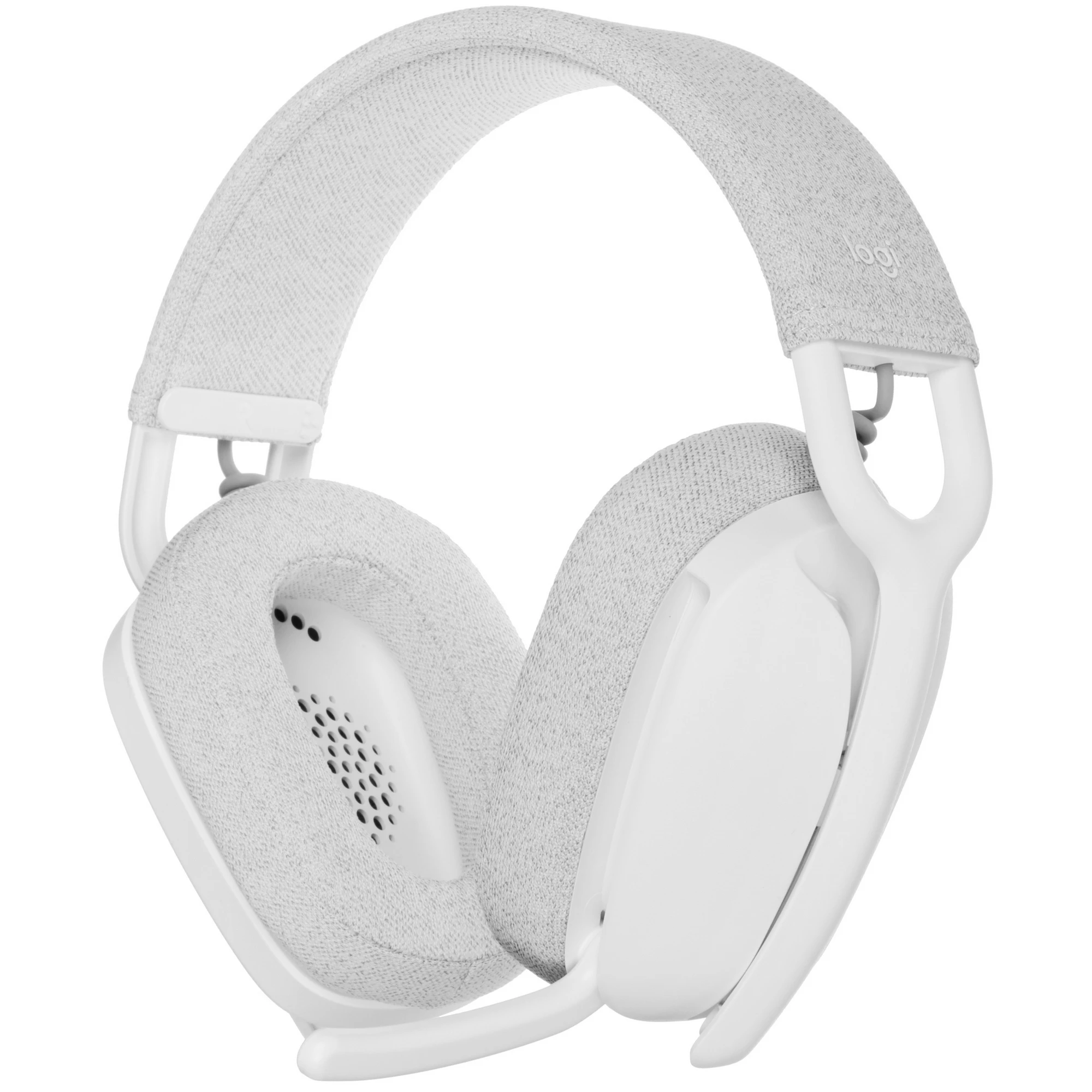 Гарнитура беспроводная Logitech ZONE Vibe 100 Off White (981-001219); игровая; Bluetooth; оголовье; 20 - 20 кГц; 40 Ом; 20 ч; белый