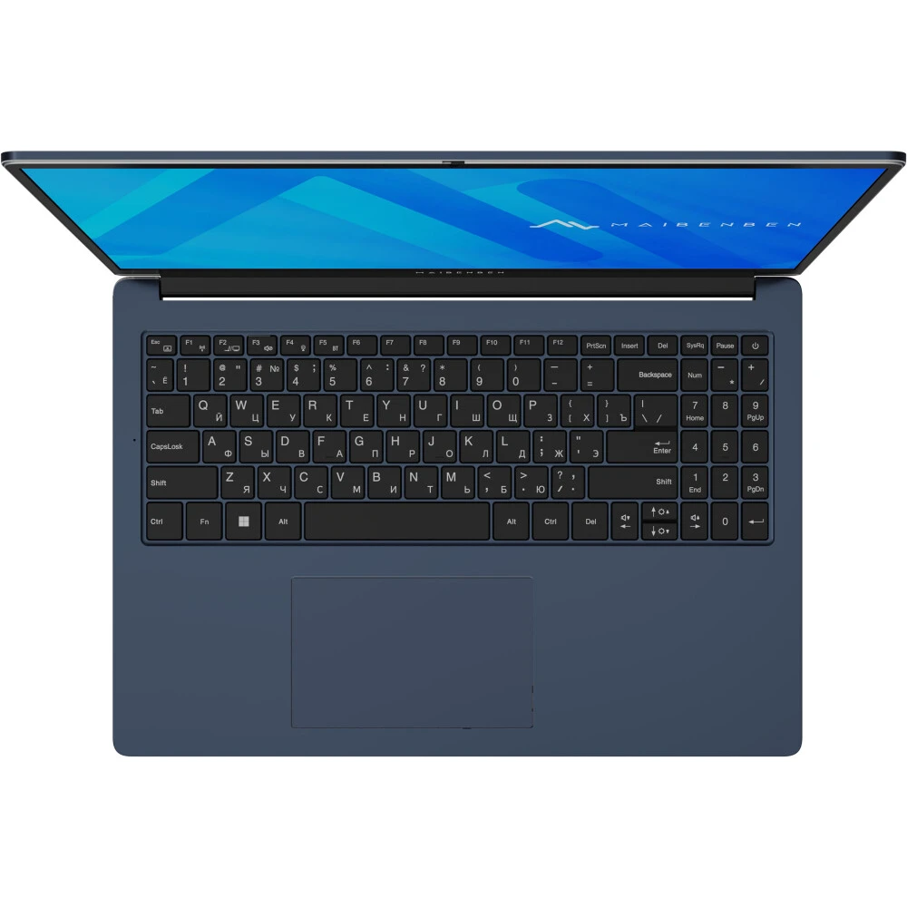 Ноутбук 16" 1920x1200 IPS 60Гц Maibenben M657 (M657FSG0LURE3); AMD Ryzen 7 5825U; 16Гб; 1Тб; AMD Radeon Graphics ; Linux; 45.6 Вт*ч; 1,78 кг; синий