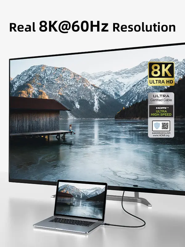 Кабель HDMI->HDMI v.2.1 CABLETIME CH11H (CT-HD8K-AG1); HDMI Тип A; HDMI Тип A; 8K@60Hz; 4K@120Hz; 48 Гбит/с; 1,0 м; черный