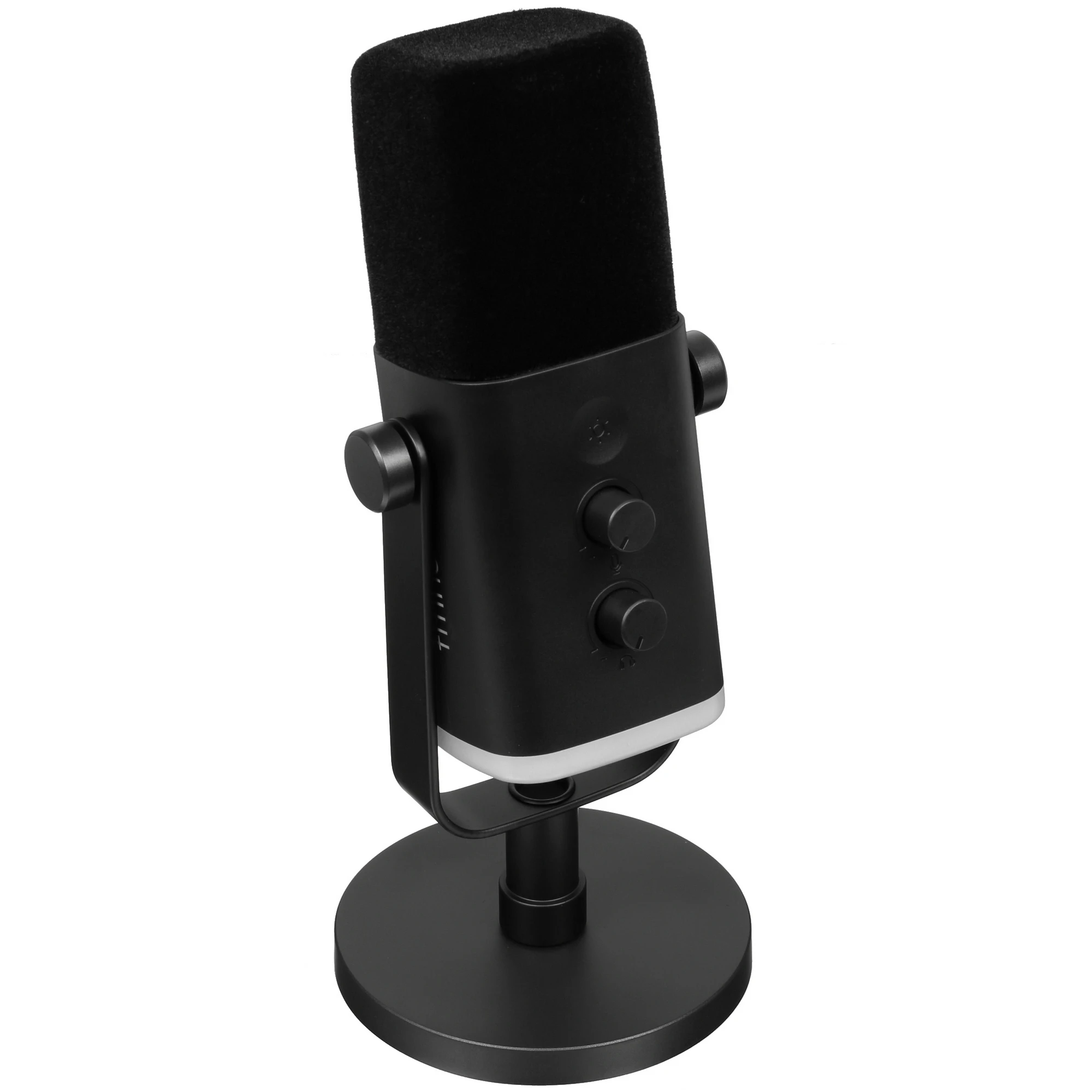 Микрофон Fifine AMPLIGAME AM8***; динамический; кардиоидный; 50 - 16 000 Гц; штатив; 2,1 м; USB/XLR; чёрный