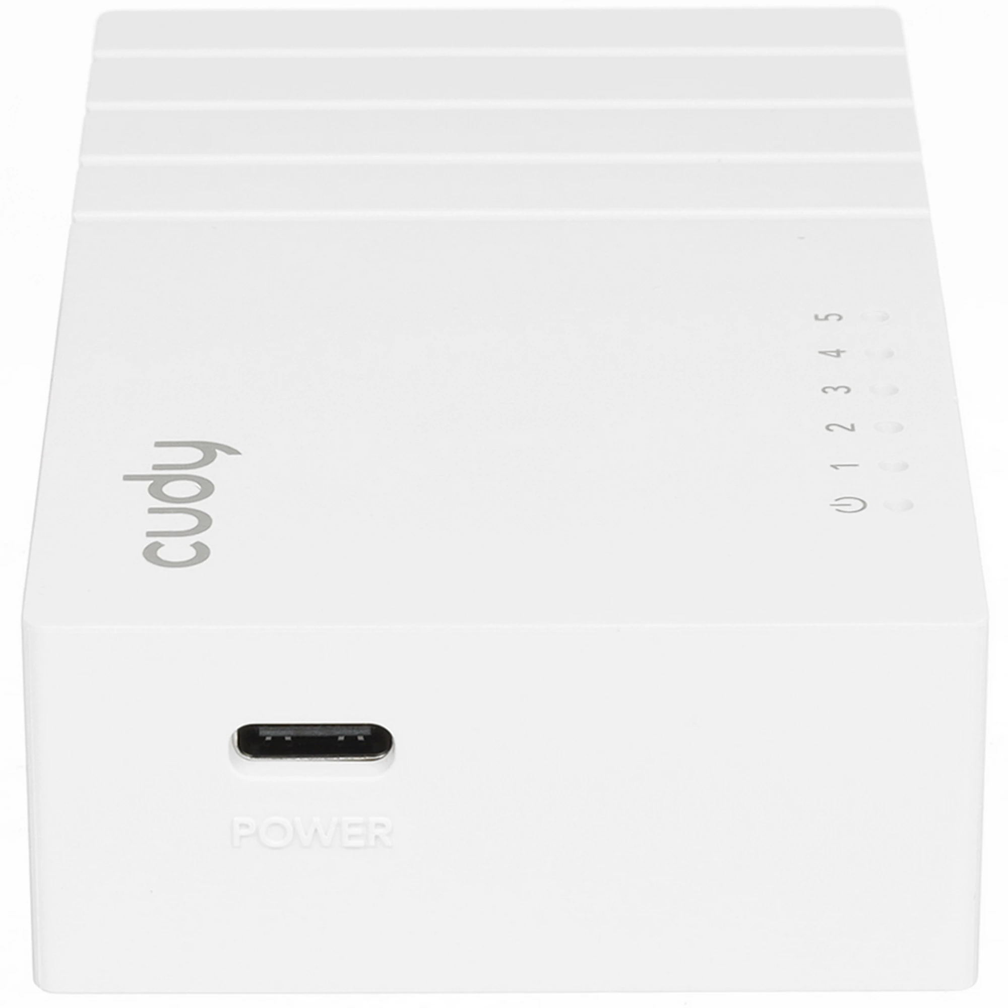 Коммутатор неуправляемый Cudy GS105U; 5x1Гбит/с; питание по USB Type-C