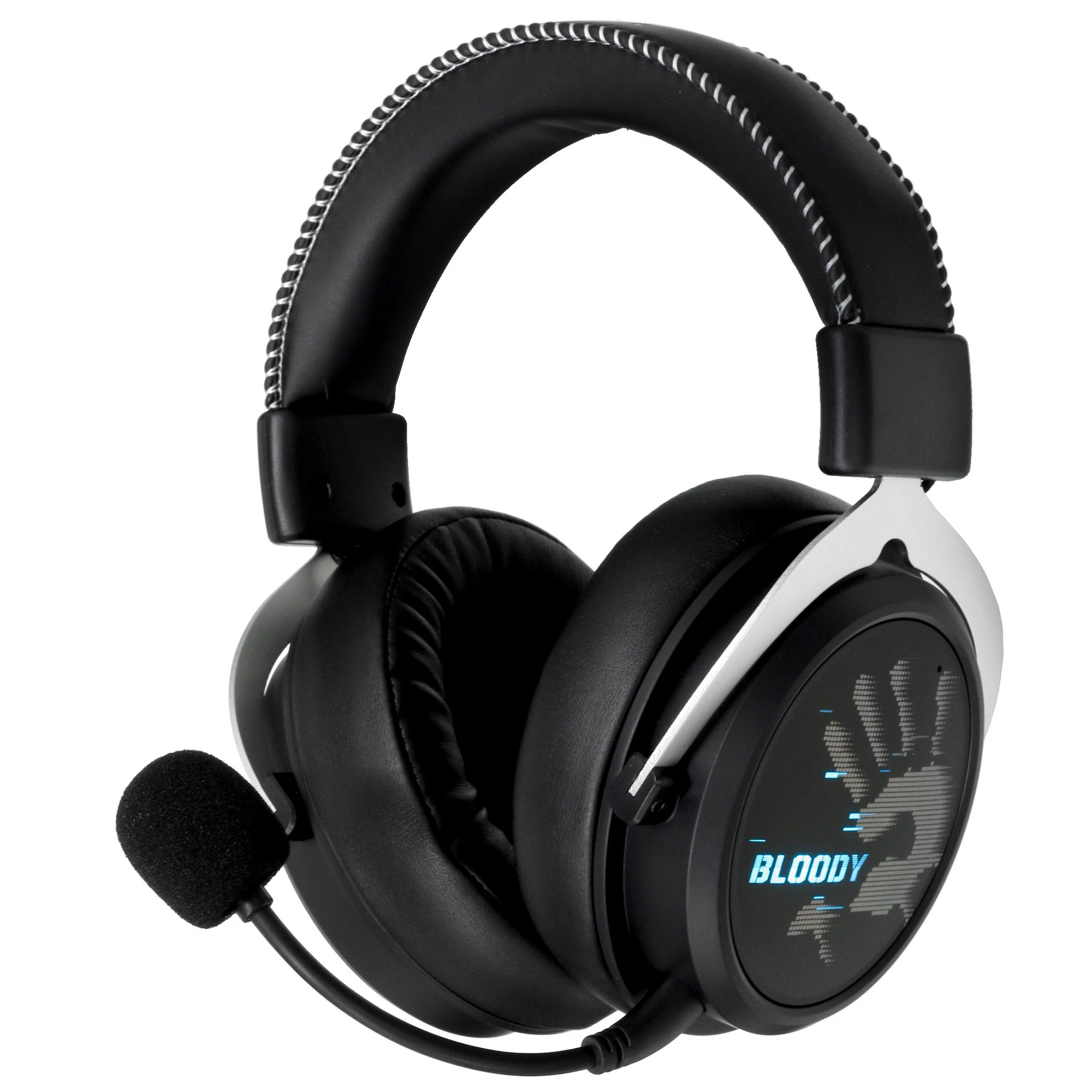 Гарнитура беспроводная A4Tech Bloody MR590 (MR590 + WIRED/SPORT BLACK***); накладные; Bluetooth/2.4 Ггц; оголовье; 20 - 20 000 Гц; 16 Ом; микрофон; ре