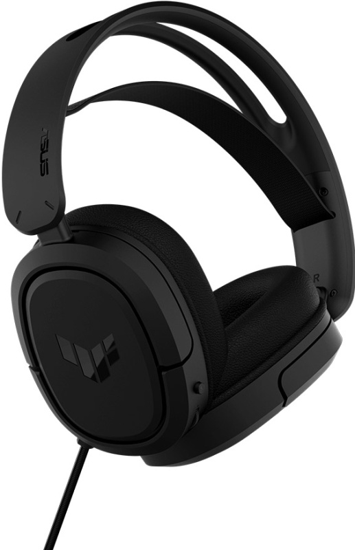 Гарнитура беспроводная Asus TUF Gaming H1 WL Black (90YH0391-B3UA00); игровая; 2,4 Ггц; USB Type-A+Type-C; оголовье; 20 - 20 кГц; виртуальный звук 7,1