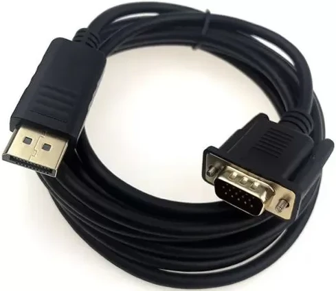 Кабель DisplayPort -> VGA Go Power (00-00027497***); 1,8 м