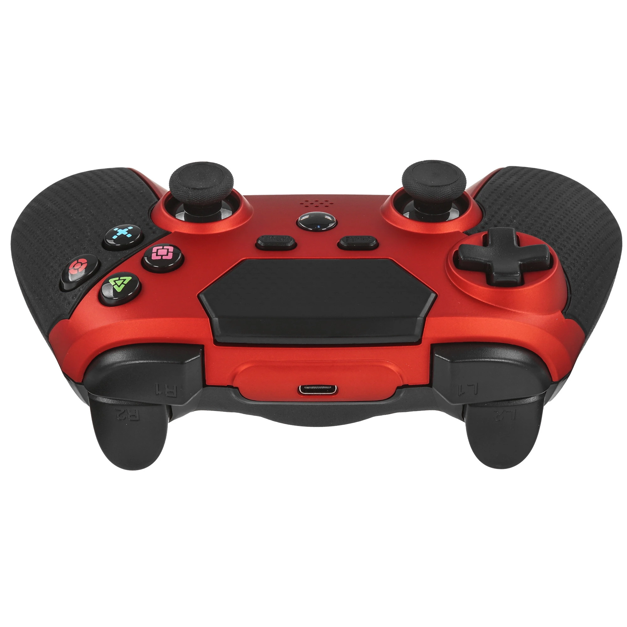 Геймпад беспроводной Sven GC-4040 (SV-016012); PS4, PC, Android; сенсорная панель; обратная связь; 11 кнопок; 2 мини-джойстика; виброотдача; USB; чёрн