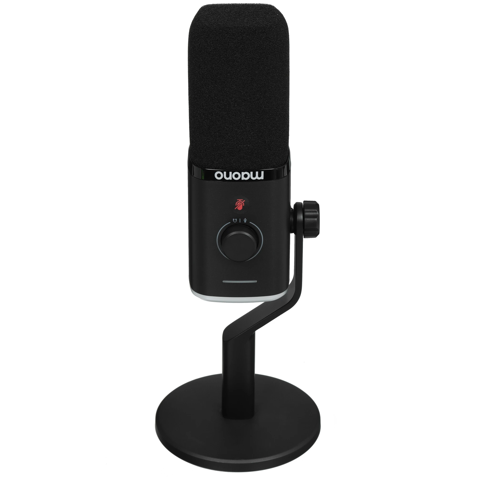 Микрофон Maono PD100X Black; динамический; кардиоидный; 40-16 000 Гц; 24 бит/48 кГц; USB/XLR; штатив; чёрный