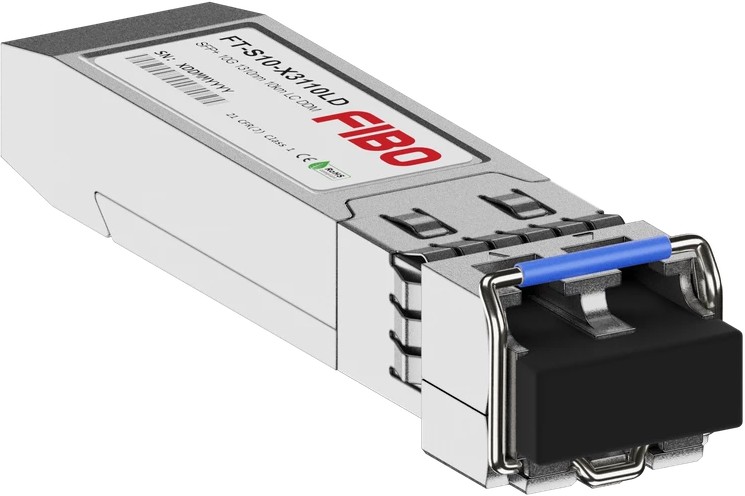 Трансивер FIBO (FT-S10-X3110LD) SFP+ модуль, 10G, 20 км, TX 1310 нм, 2xLC, DDM