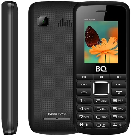Мобильный телефон BQ One Power (BQ 18461) черный; 1.77"; TFT; 160x128; 0.1 Мп; 32 Мб/32 Мб; 2 000 мА/ч