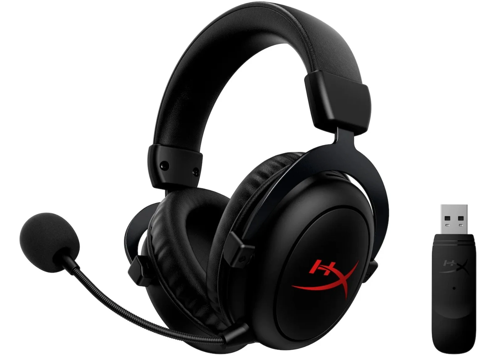 Гарнитура беспроводная HP HyperX Cloud II Core Wireless (6Y2G8AA); накладные; 2.4 Ггц; 15 Гц- 20 кГц; 60 Ом; виртуальный звук 7,1; съемный микрофон; ч