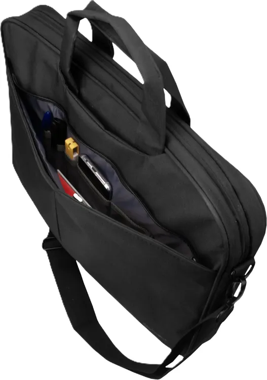 Сумка для ноутбука 15,6" Continent (CC-012 BLACK***); нейлон, полиэстер; чёрный