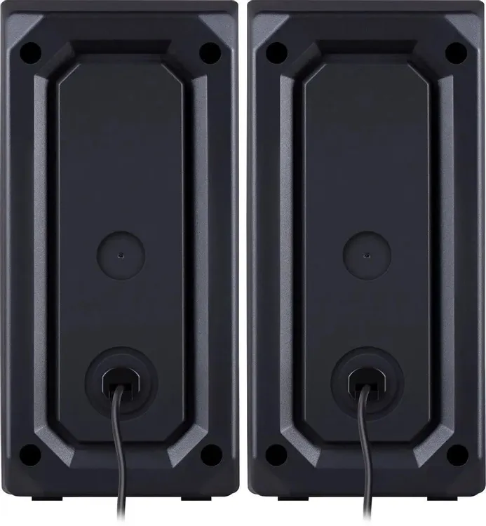 Акустическая система 2.0 Defender STELLAR (65043***); 6 Вт; 100 - 20000 Гц; пластик; подсветка; регулятор громкости на шнуре; USB; чёрный