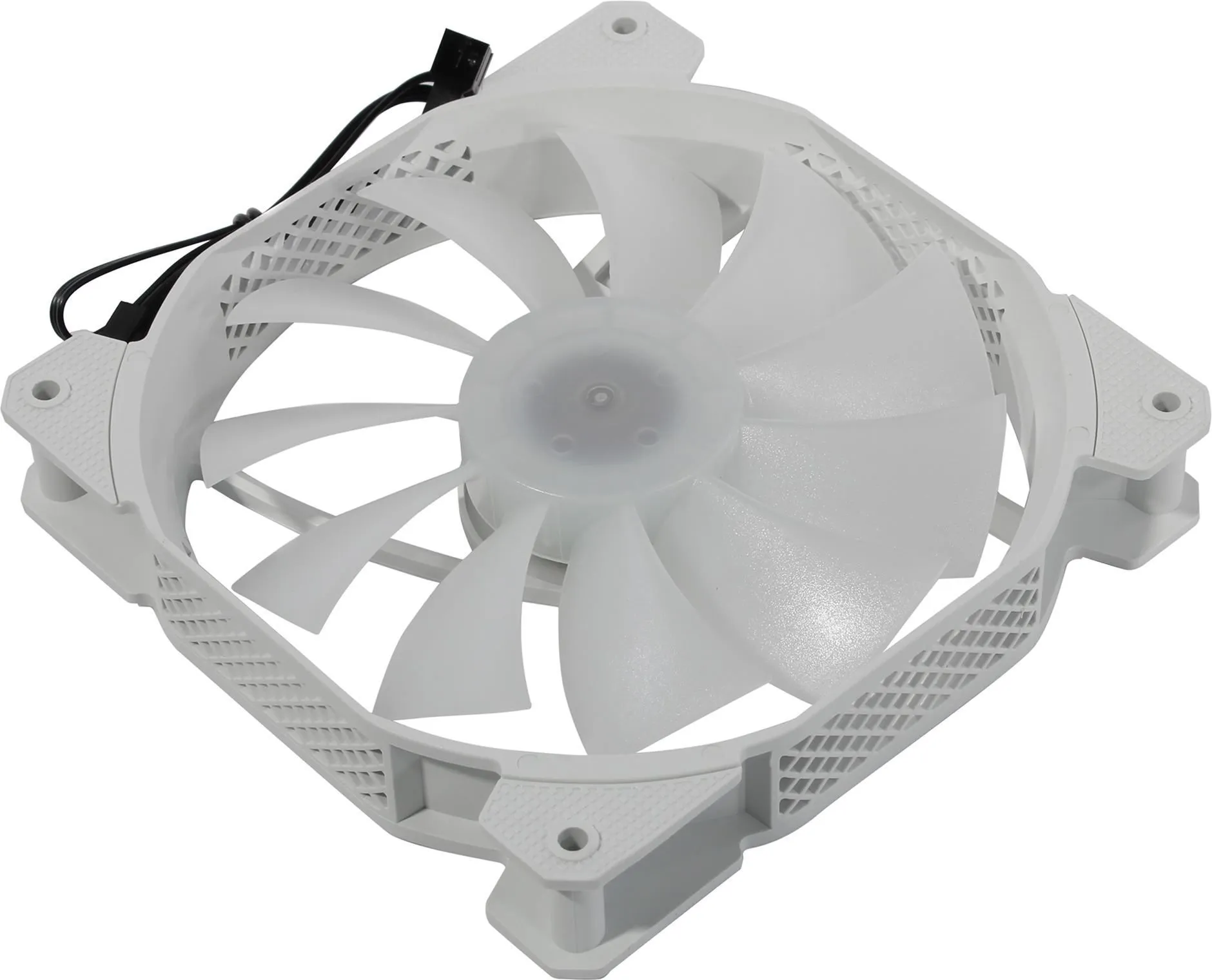 Вентилятор 140 мм 1STPLAYER F1-PLUS White (F1-PLUS-WH***); 3-pin; 1000 об/мин; 23,5 дБ; пластик; подсветка
