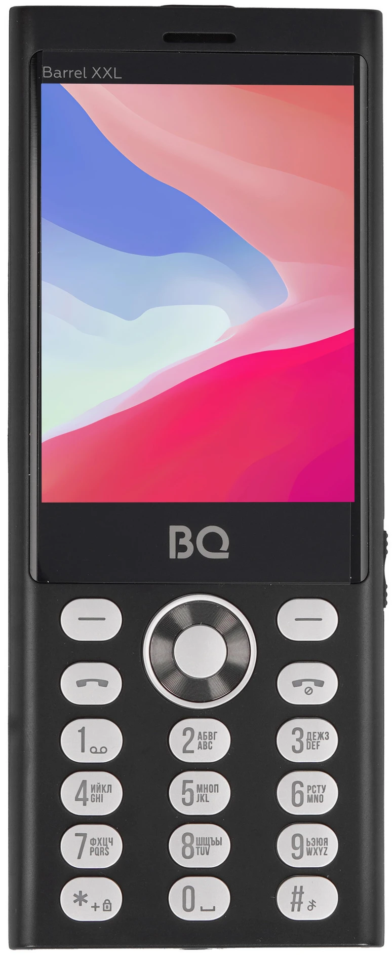 Мобильный телефон BQ Barrel XXL (BQ-3598) черный+серый; 3.5"; IPS; 240x320; 0.1 Мп; 32 Мб/32 Мб; 1 800 мА/ч