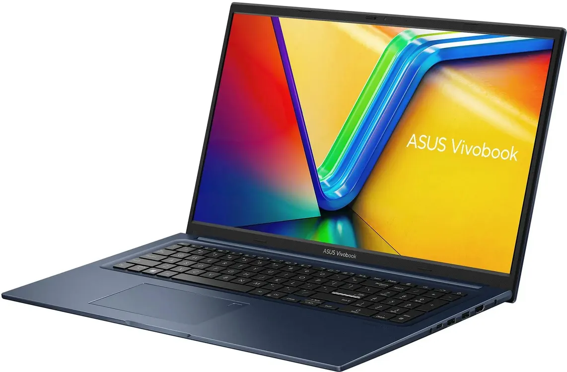 Ноутбук 17.3" Asus Vivobook X1704VA-AU982 (90NB13X2-M00ML0); 1920x1080 IPS 60 Гц; Intel Core 5 120U; 16 Гб/512 Гб;Intel Graphics; NO OS; 50 Вт*ч; 2,1