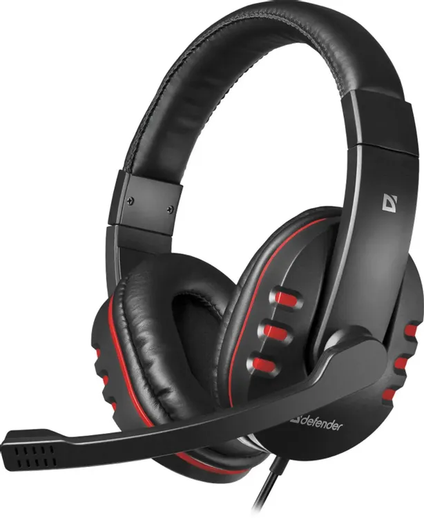 Гарнитура игровая Defender Warhead G-160 (64113***); оголовье (headband); 20 - 20 000 Гц; 32 Ом; 2,5 м; микрофон; 2 x 3,5 мм (mini-jack); регулятор гр