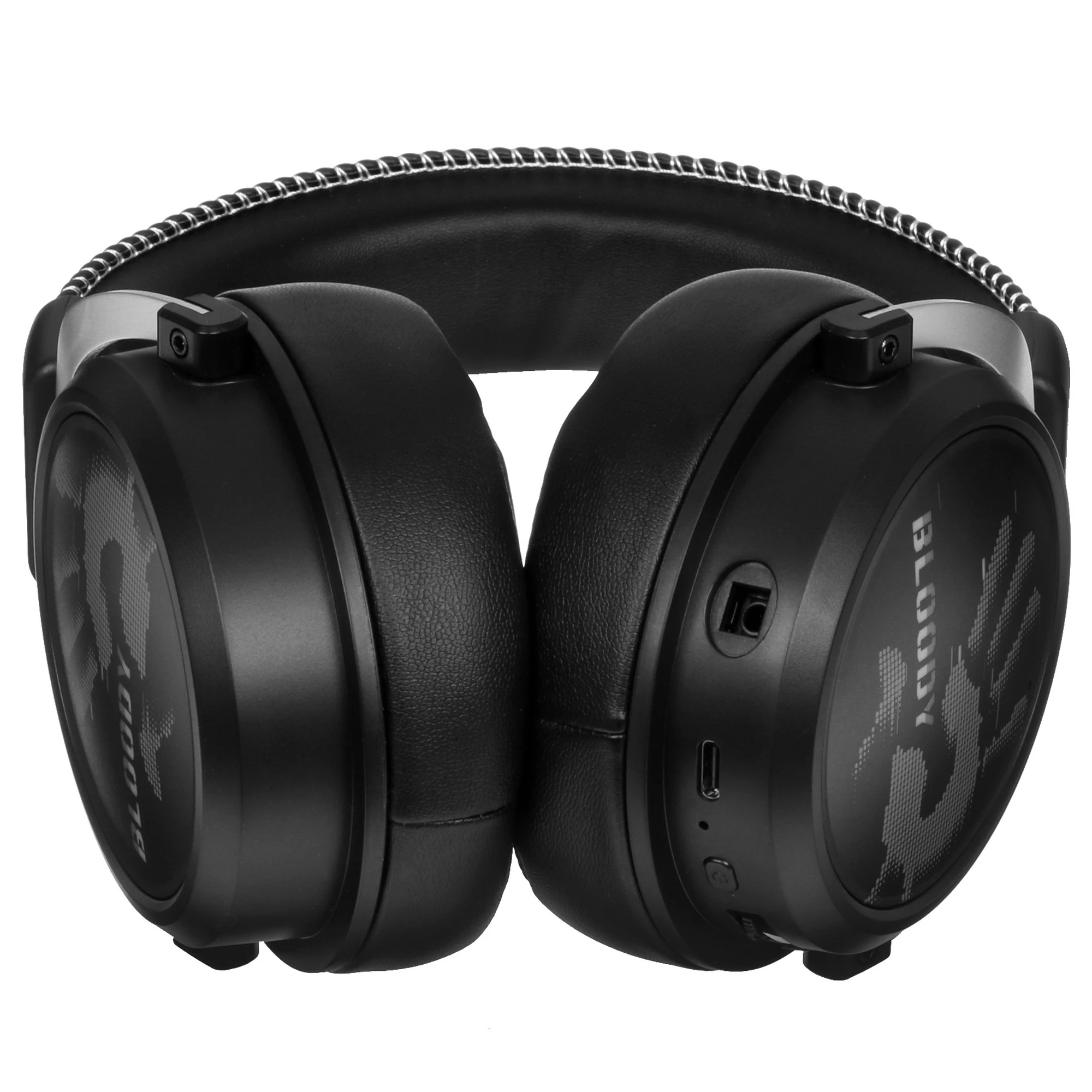 Гарнитура беспроводная A4Tech Bloody MR590 (MR590 + WIRED/SPORT BLACK***); накладные; Bluetooth/2.4 Ггц; оголовье; 20 - 20 000 Гц; 16 Ом; микрофон; ре