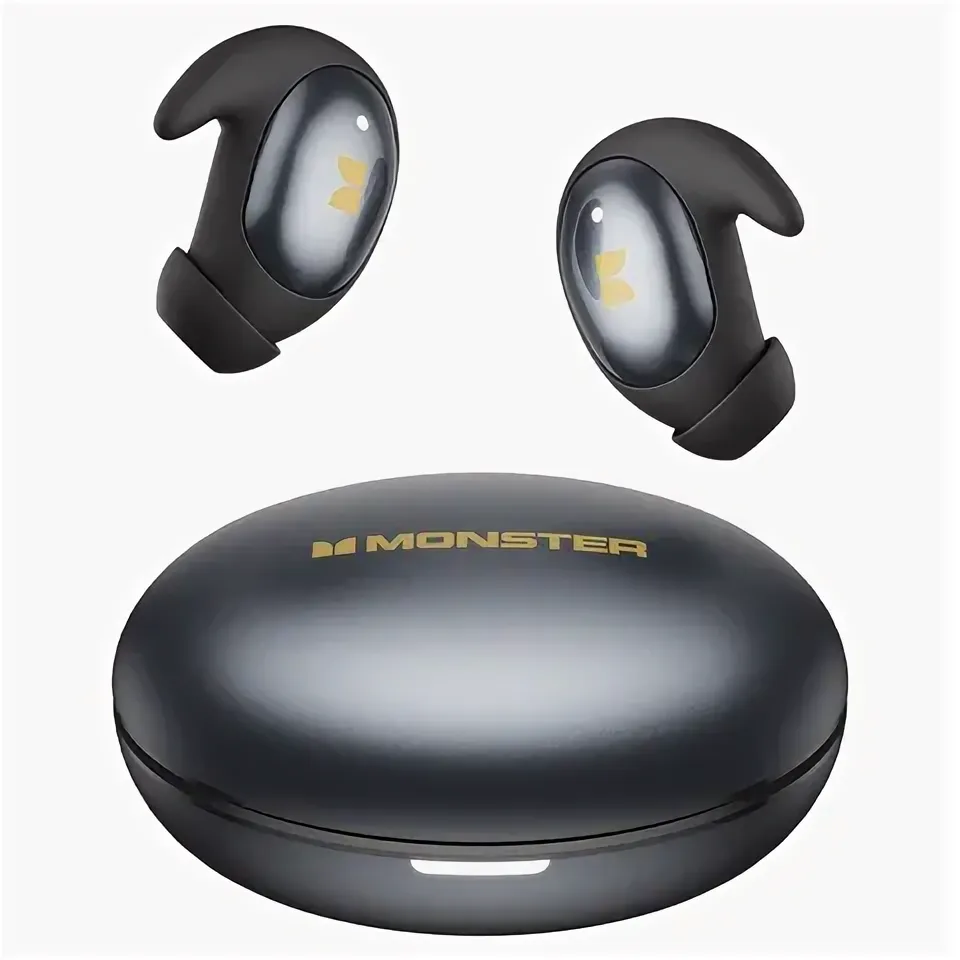 Гарнитура беспроводная MONSTER Sleep Ear100 Black (MH22280BLK), внутриканальные, без крепления, 6.0, IPX6, 400 мА/ч, 50 г, черный