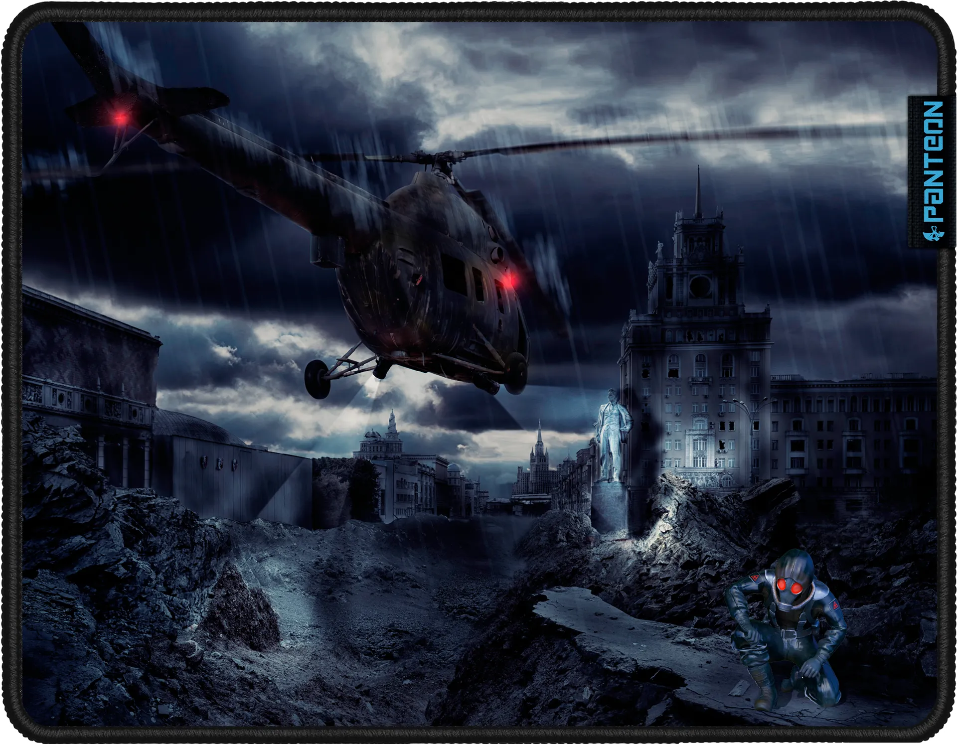 Коврик для мыши Jet.A PANTEON SUNDOWN (GP-79SS); ткань + резиновая основа; 360 х 280 х 3 мм; игровая поверхность; рисунок