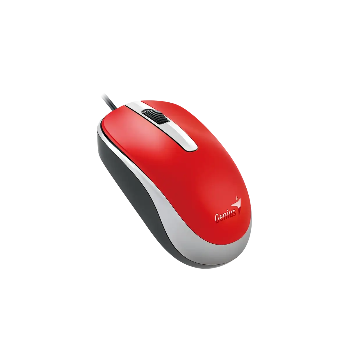 Мышь проводная Genius DX-120 Red (31010010403); USB; оптический; 1000 dpi; 3 кнопки; колесо-кнопка; красный