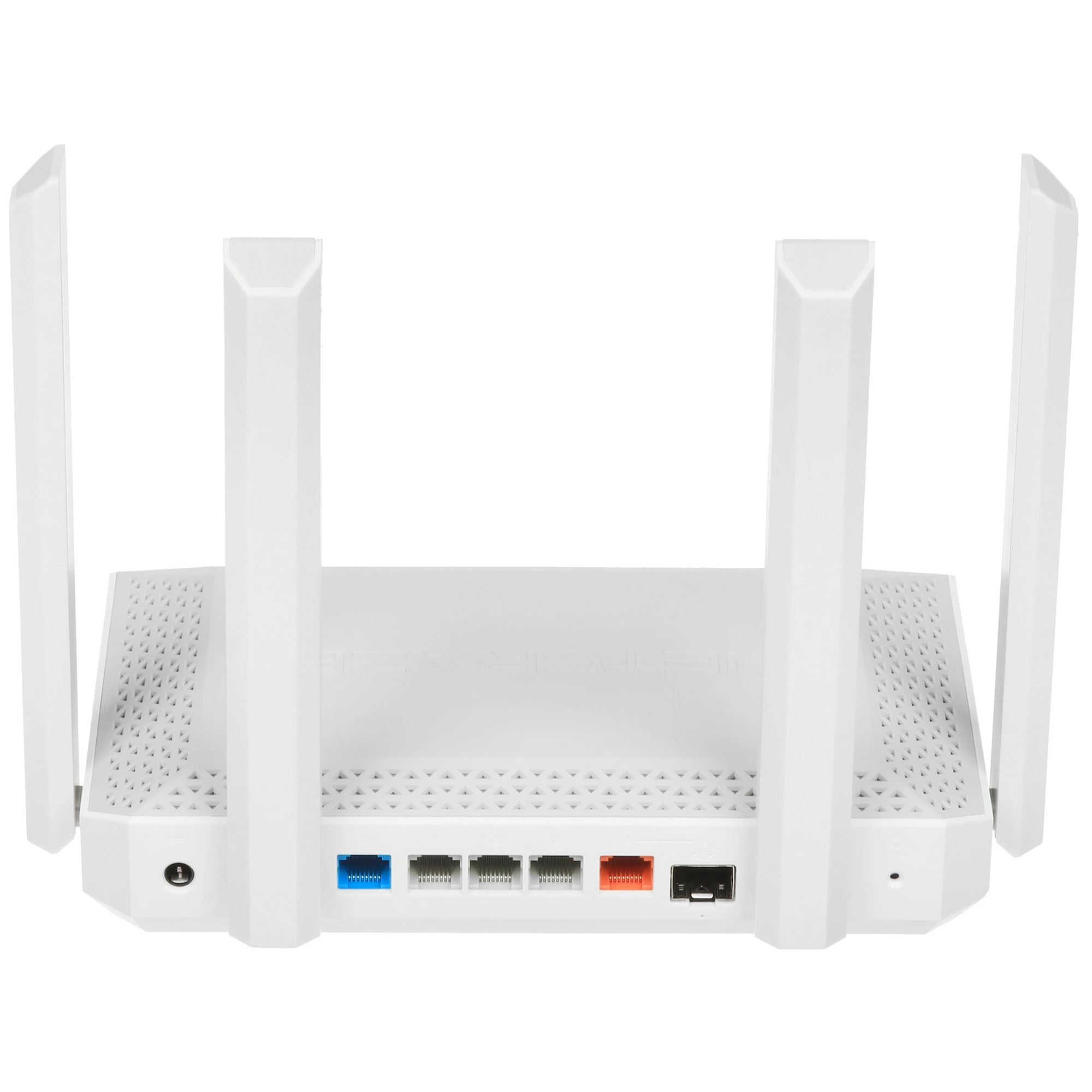 Роутер NETCRAZE Giga AX3000 (NC-1012); 574 Мбит/сек + 2402 Мбит/сек; 3xLAN 1 Гбит/с; 1xWAN/LAN 2.5 Гбит/с Combo RJ-45/SFP; 1xWAN/LAN 1 Гбит/с; 1xUSB 3