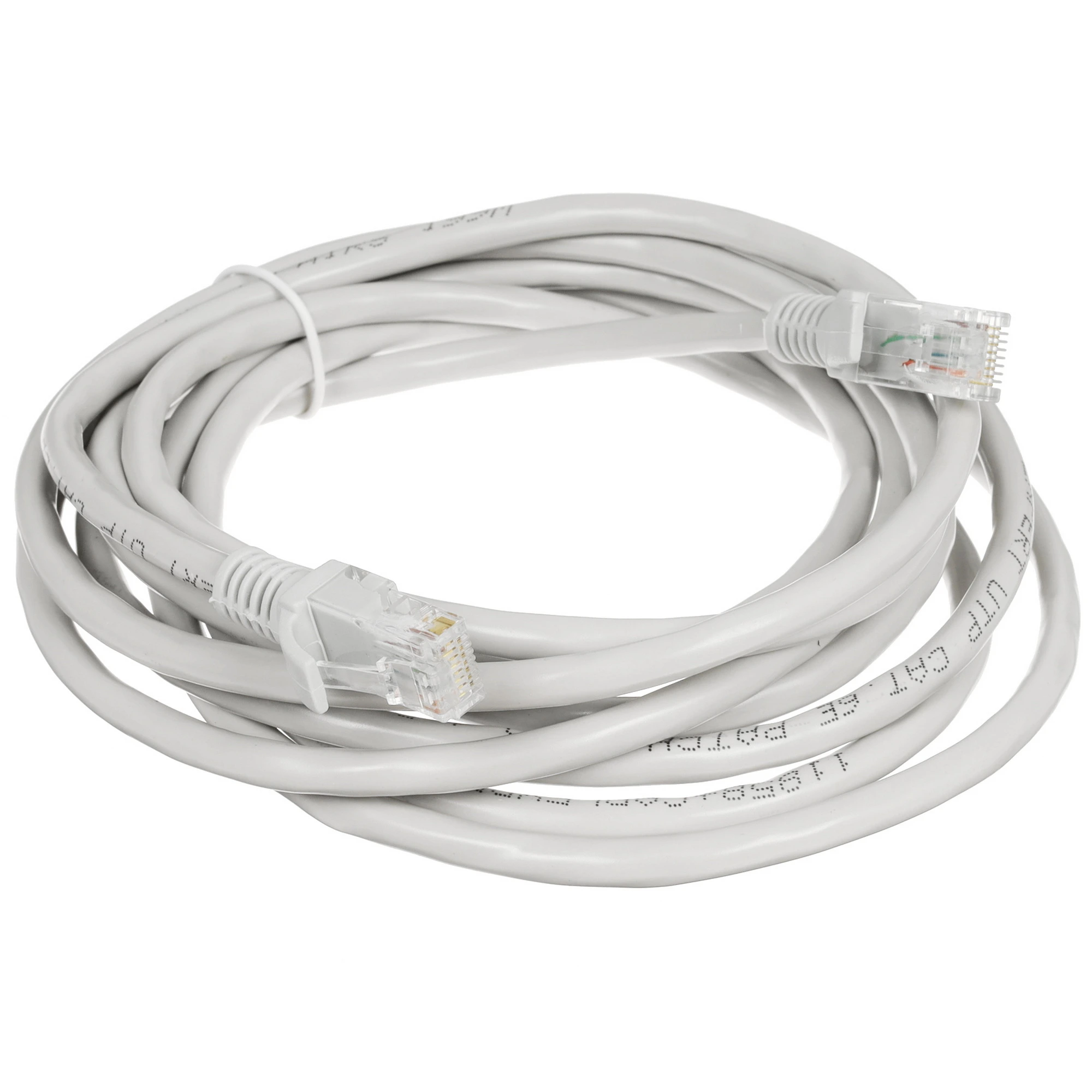 Кабель патч-корд Cablexpert PP6U-3M (088145), UTP, Cat.6, 26 AWG, омеднённый алюминий, литой, 3 м, серый