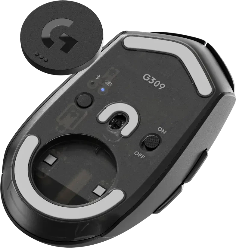 Мышь игровая Logitech G309 Lightspeed Black (910-007199); Bluetooth/2.4 ГГц; USB; оптический; 25600 dpi; 6 кнопок; колесо-кнопка; 1хАА; чёрный