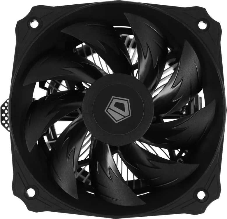 Кулер для процессора 120 мм ID-Cooling DK-03 (DK-03***), горизонтальный, 1x120 мм, 3 pin, 1600 об/мин, черный, 100 Вт, 26.4 дБ, алюминий, медь