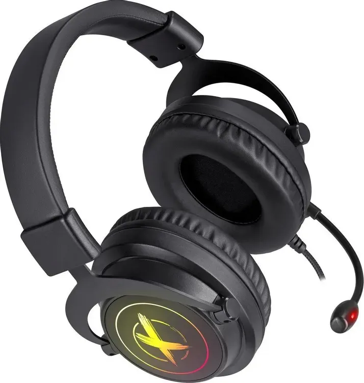 Гарнитура игровая Defender EPIC PRO (64420***); оголовье; 20 - 20 000 Гц; 16 Ом; 2 м; микрофон; регулятор громкости; USB; подсветка LED; виртуальный з